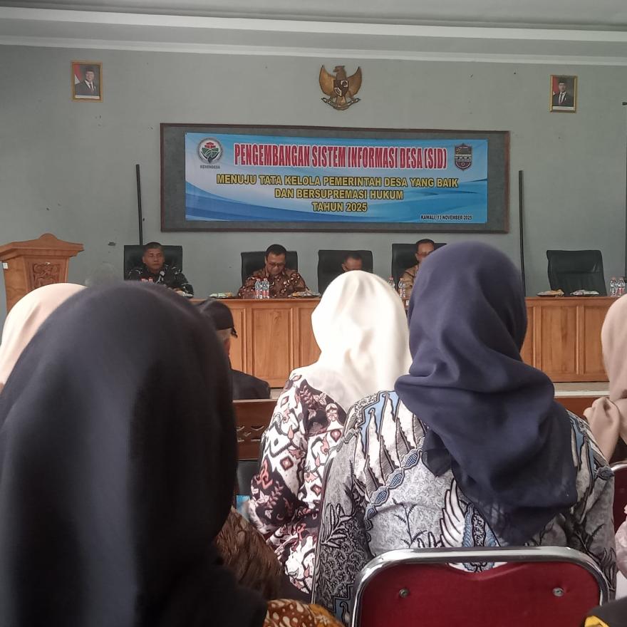 PENGEMBANGAN SISTEM INFORMASI DESA ( SID) DAN BERSUPREMASI HUKUM